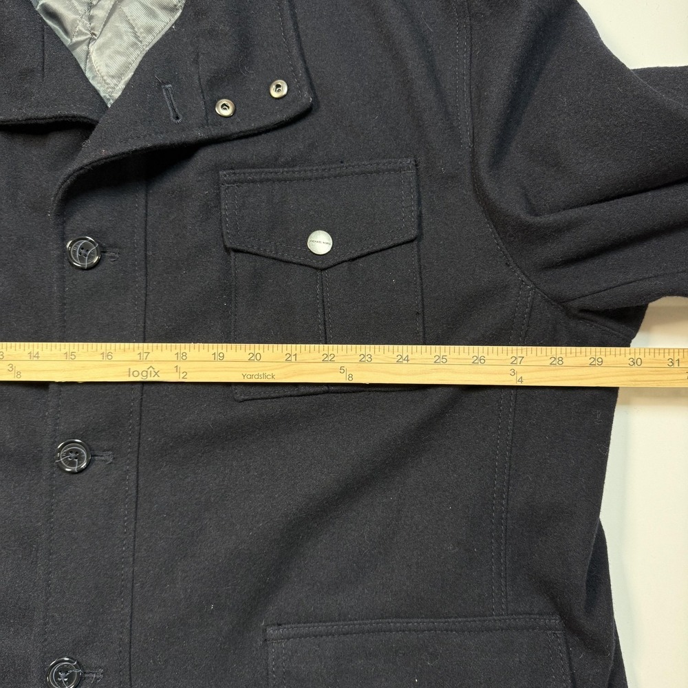 Michael Michael‎ Kors Jacket Mens 4X Navy Blue Military Peacoat Quilted Lined - Picture 5 of 6